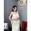 Set áo 2 dây croptop phối chân váy dài tầng bèo Set đồ nữ mặc đi biển du lịch