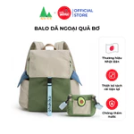 Ba lô túi siêu nhẹ 2in1 cho bé cấp 2 đi học du lịch dã ngoại thời trang chống nước Shukiku — ảnh 1