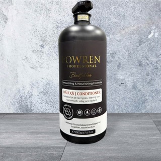 BỘ GỘI XÃ POWREN COLAGEN KERATIN PHỤC HỒI TÓC CHUYÊN SÂU 2000ML CHO SPA SALON TÓC