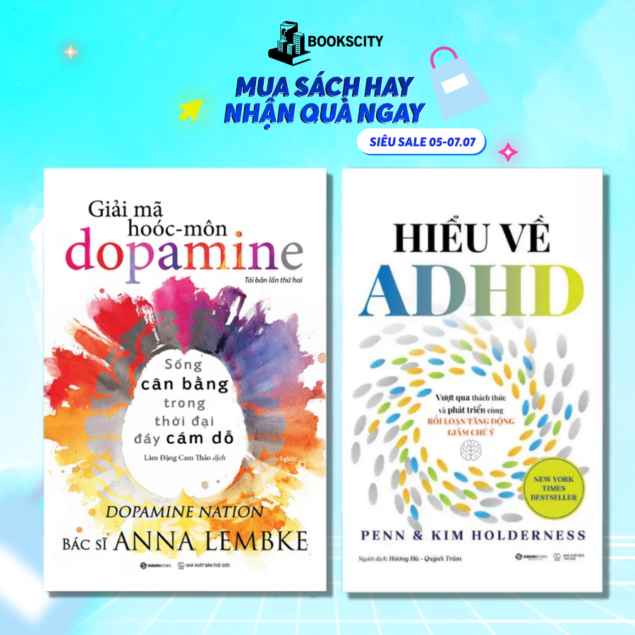Combo Sách - Giải Mã Hoóc-Môn Dopamine & Hiểu Về ADHD