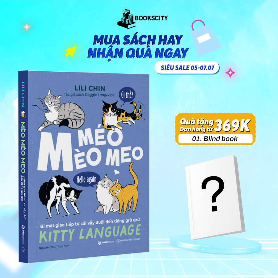 Sách - Mèo Méo Meo - Kitty Language - Tác giả LiLi Chin