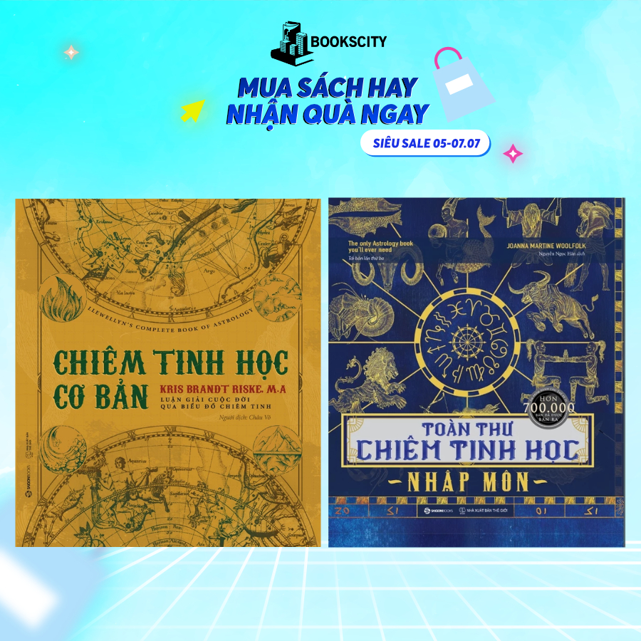 Combo Sách Chiêm Tinh Cho Người Mới - Chiêm Tinh Học Nhập Môn & Chiêm Tinh Học Cơ Bản