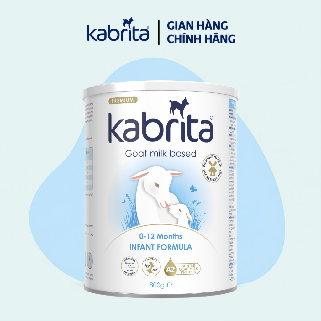 Sữa dê Kabrita lon 800g, nhập khẩu Hà Lan