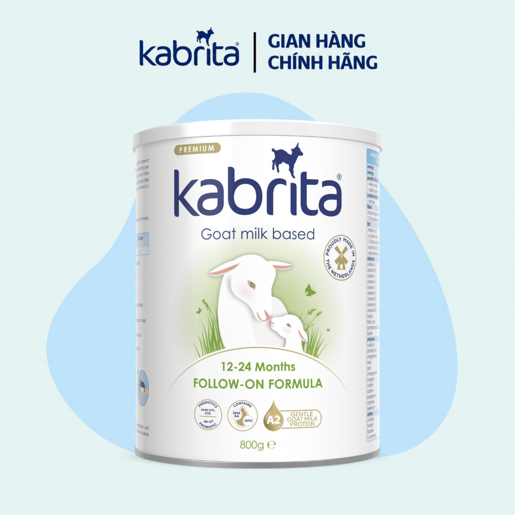 Sữa dê Kabrita lon 800g, nhập khẩu Hà Lan