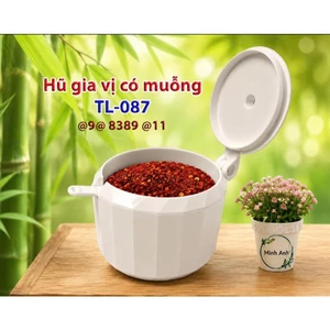 - Hủ gia vị có muỗng, hủ ớt, hủ sate, hủ chanh – TL087