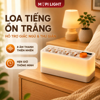 Loa tiếng ồn trắng Bluetooth S660Pro Mopi, tích hợp đèn ngủ, âm thanh sống động, hỗ trợ giấc ngủ, tăng cường tập trung