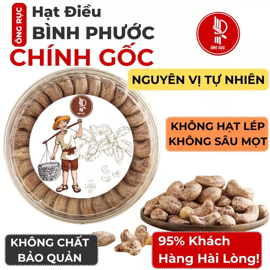 Hạt Điều Nguyên Vị LOẠI TO | HẠT RANG MỚI MỖI NGÀY | GIÒN - KHÔNG ẨM – KHÔNG HÔI DẦU