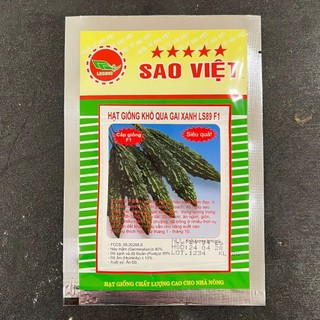 Hạt Giống Khổ Qua Gai Xanh F1 (Gói 2g~12 Hạt) Dễ Trồng, Sinh Trưởng Khỏe, Năng Suất Cao