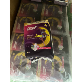 Băng Vệ Sinh Diana Siêu Thấm Supernight 35cm 12 Miếng/Gói - HÀNG CHÍNH HÃNG LÊ MINH HƯƠNG SHOP