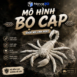 Mô Hình Bọ Cạp Khớp Nối In 3D Linh Hoạt - Decor Bàn Làm Việc Quà Tặng Độc Đáo