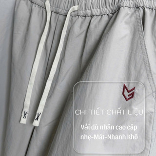 Quần Dài Dù Nhăn Đơn Giản ,Thoải Mái ,Form Rộng GIN MAN