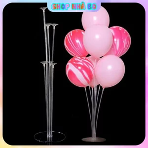 Trụ Nhựa 7, 13, 19 (73cm, 103cm, 130cm) Nhánh Gắn Bong Bóng Nhà Bo Trang Trí Tiệc Sinh Nhật, Sự Kiện