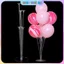 Trụ Nhựa 7, 13, 19 (73cm, 103cm, 130cm) Nhánh Gắn Bong Bóng Nhà Bo Trang Trí Tiệc Sinh Nhật, Sự Kiện