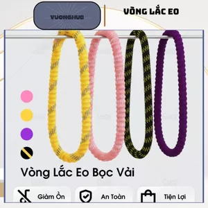 Vòng Lắc Eo Lò Xo 1,3kg-2,5KG-3kg Bọc Vải Dệt Kim Mềm – Chất Liệu Thép Cao Cấp, Giảm Mỡ Bụng
