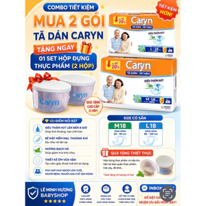Tã Dán Người Già Caryn Siêu Thấm Tiết Kiệm Size M10/L10 M18/L18 Miếng - Chính Hãng, An Toàn