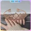 Vương Miện Cài Tóc Đính Đá Lấp Lánh, Sash Happy Birthday Nhà Bo Phụ Kiện Sinh Nhật Phong Cách Công Chúa