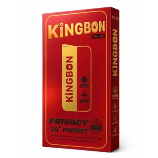 Kính Cường lực Kingbon cao cấp chống nhìn trộm, chống xước, chống bụi màng loa dành cho iphone