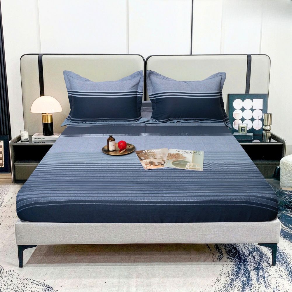 Ga giường mát lạnh mềm mịn thoáng khí, bộ ga giường lạnh eu cao cấp, ga trải giường bốn mùa