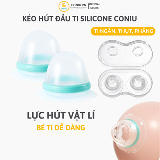 Kéo Đầu Ti Silicone Coniu Giúp Mẹ Cho Con Ti Dễ Dàng Và Thẩm Mĩ( Có Che Tên)