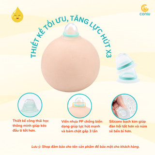 Kéo Đầu Ti Silicone Coniu Giúp Mẹ Cho Con Ti Dễ Dàng Và Thẩm Mĩ( Có Che Tên)