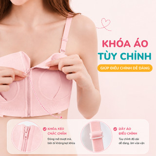 Áo Hút Sữa Rảnh Tay Coniu, Mặc Hút Sữa Cho Mẹ, Có Dây Giữ Bình Hút Sữa, Freesize