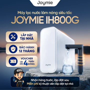 Máy lọc nước Joymie IH800G làm nóng siêu tốc lưu lượng lớn, Máy lọc nước âm tủ bếp