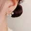 V.I.T Accessories | Bông tai hạt châu đính đá (2 màu)