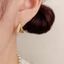 V.I.T Accessories | Bông tai tròn đính đá (2 màu)