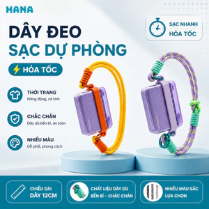 Dây đeo sạc dự phòng, điện thoại cổ tay mới, móc khóa, thủ công đan tay, móc đôi, phụ kiện treo điện thoại