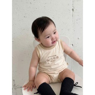 Bodychip mùa hè cho bé trai bé gái UNBEE chất tơ tằm thoáng mát - Bodysuit ba lỗ cho bé