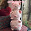Gấu Bông Lợn Nằm Đội Dâu Tây 35cm 45cm 55cm – Heo Bông Cute Má Hồng Ôm Ngủ Siêu Mềm