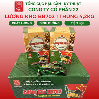 combo 1 thùng lương khô BB702 4.2kg- Lương khô truyền thống quân đội