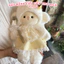 Gấu Bông Cừu Tiểu Thư 30cm Cao Cấp Mặc Váy Ren Sang Trọng - Thú Nhồi Bông Mềm Mịn Quà Tặng Dễ Thương