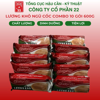 combo 10 gói lương khô ngũ cốc 600gr