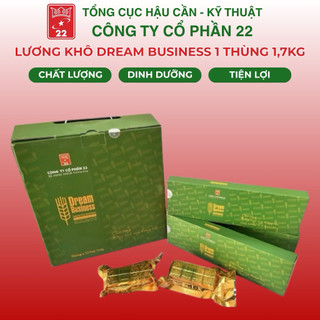 Combo 1 thùng Lương khô cao cấp Dream bussiness 1,7kg - Lương khô quân Đội