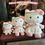 Gấu Bông Hello Kitty Chơi Tennis - Thú Nhồi Bông Mềm Mịn Cao Cấp Quà Tặng Dễ Thương