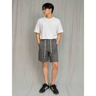 Quần Short Nam Chất Kaki Lưng Thun Dây Rút Form Rộng Basic Hàn Quốc ModMen