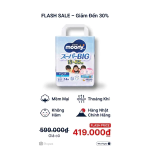 ️ TÃ QUẦN MOONY BLUE (SIZE 3XL) - NỘI ĐỊA NHẬT BẢN (18 - 35KG)