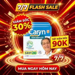 💛TÃ DÁN CARYN SIZE XL 20 MIẾNG – GIẢI PHÁP CHĂM SÓC TOÀN DIỆN CHO NGƯỜI THÂN YÊU