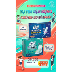🏃‍♀️ TỰ TIN VẬN ĐỘNG 360 ĐỘ - KHÔNG LO TRÀO CÙNG BVS SOFY SPORT NHẬT BẢN! 🏃‍♀️