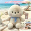 Gấu Bông Bộ Sưu Tầm 3 Cún Đi Biển 25cm - Siêu Mềm Quà Tặng Dễ Thương, Độc Đáo
