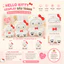 Gấu Bông Hello Kitty Cosplay Gấu Trắng - Thú Nhồi Bông Siêu Mềm Cao Cấp Quà Tặng Dễ Thương