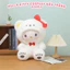 Gấu Bông Hello Kitty Cosplay Gấu Trắng - Thú Nhồi Bông Siêu Mềm Cao Cấp Quà Tặng Dễ Thương