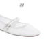 LƯỚI flats Charisma-Màu Trắng-Giày búp bê chất liệu lưới