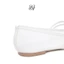 LƯỚI flats Charisma-Màu Trắng-Giày búp bê chất liệu lưới