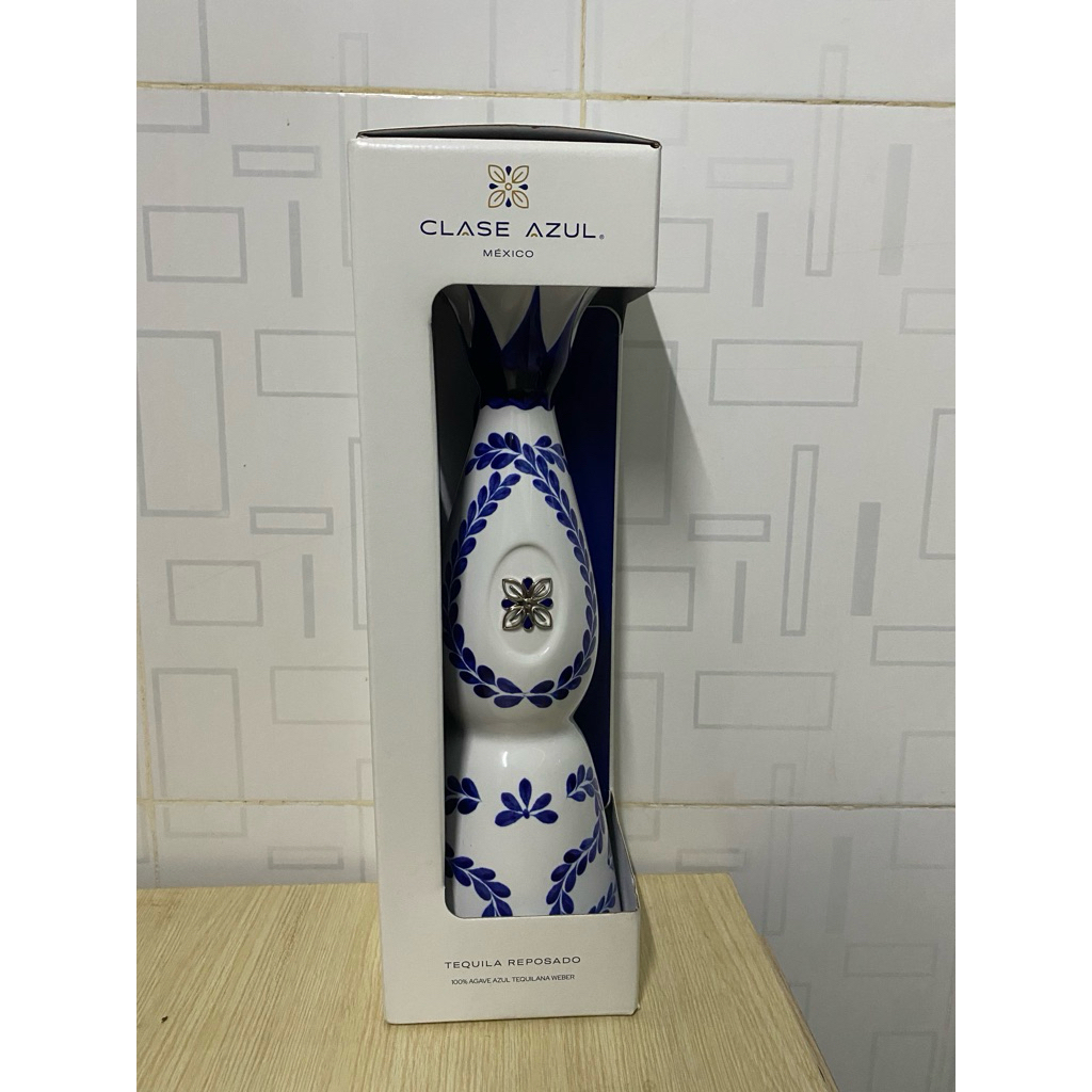 [full hộp]Vỏ Chai Rượu Clase Azul Tequila Reposado Gốm Sứ Cao Cấp – Bình Gốm Decor Trang Trí, Sưu Tầm Sang Trọng (750ml)