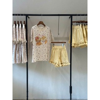 Áo Thun Giấy Họa Tiết Cute Basic QCCC Cao Cấp