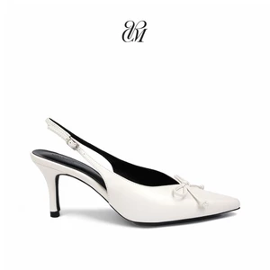 DẠ VŨ Slingback Heels Charisma-Màu Trắng-Giày nữ cao gót