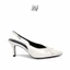 DẠ VŨ Slingback Heels Charisma-Màu Trắng-Giày nữ cao gót