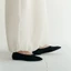 KHANH Flats Charisma-Màu Đen-Giày búp bê chất liệu lưới